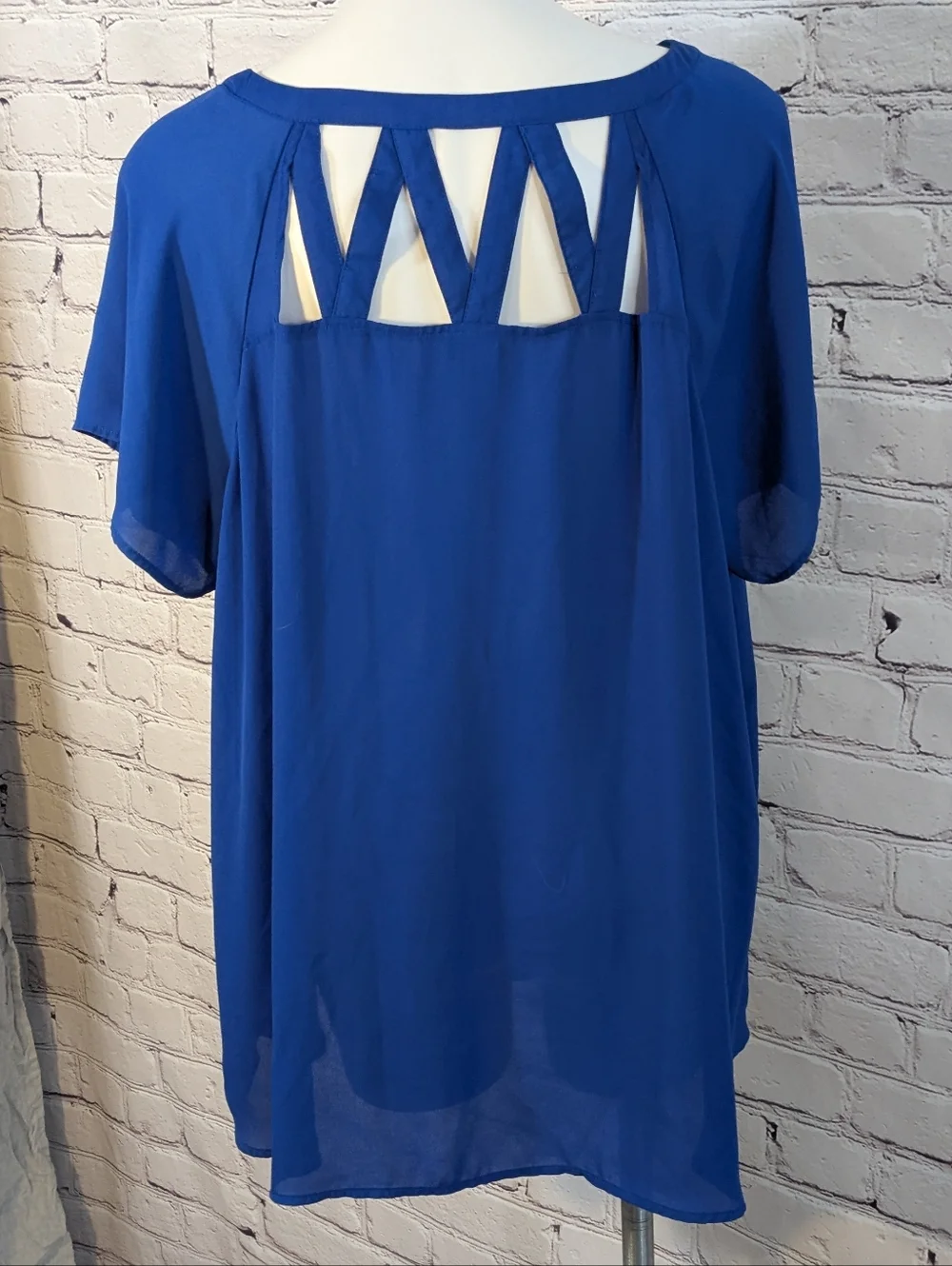 Torrid Royal Blue Blouse - Picture 3 of 6